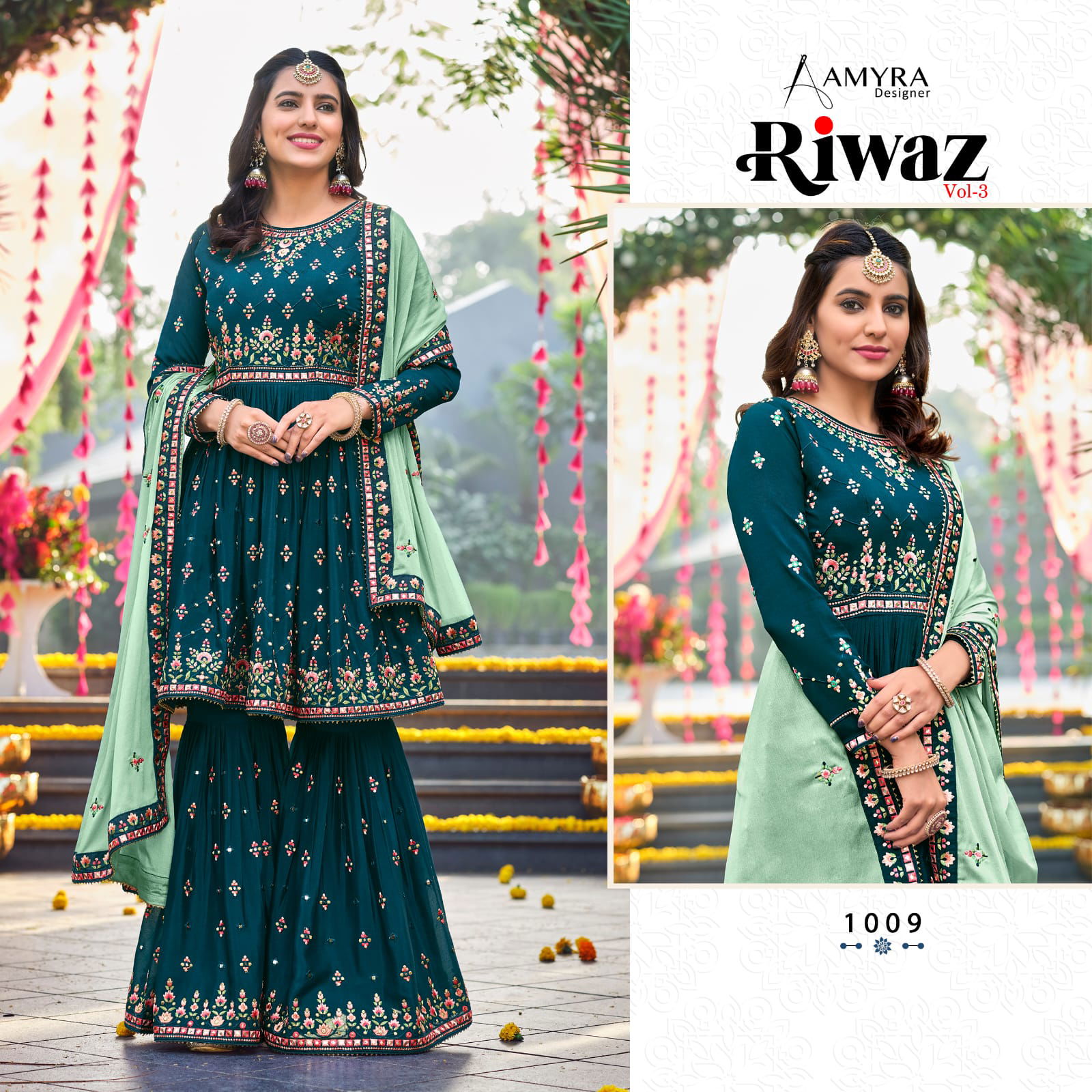 Amyra Riwaz 3 Heavy Wedding Wear Latest Designer Salwar Kameez Collection
